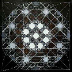 Alefiya Abbas Ali, 22 x 22 Inch, Pastel & handmade  Gouache on paper, AC-AMO-001